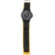 Ravel Men's Velcro Strap Watch  - Yellow/Black 