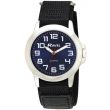 Ravel Men's Velcro Strap Watch  - Black/Blue 