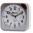 Wholesale Ravel Quartz Alarm Clock - White And Silver