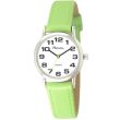 Ravel Women's Classic Bold Easy Read Strap Watch - Lime Green