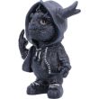 Rebellious Black Dragon Figurine in Casual Clothing – 16.2cm