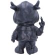 Rebellious Black Dragon Figurine in Casual Clothing – 16.2cm