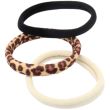6pcs Animal Print Jersey Hair Elastics