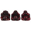 Wholesale Red See Hear Speak No Evil Buddha Figurines