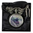 Wholesale silver pocket watch with chain 