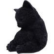 Sleeping Black Cat Figurine – 13cm