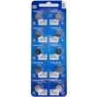 Renata Strip Watch Batteries 377 - Silver 1.55v (Pack of 10) (Exp-02/29)