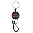 Union Jack Design Retractable Keyrings - Assorted 