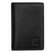 Leather Credit Card Holder RFID Protected - Black 