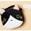Wholesale Round Soft Fabric Cat Face Shaped Purse With Strap 