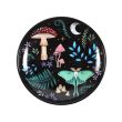 Round Dark Forest Print Trinket Dish
