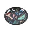 Round Dark Forest Print Trinket Dish