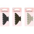 Rounded Matte Plastic Hair Clamp - Assorted - 9cm
