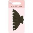 Rounded Matte Plastic Hair Clamp - Assorted - 9cm