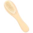 Wooden Baby Hair Brush With Wool Bristles (15cm)