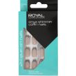 Royal Cosmetics 24 Glue-On Nails - Onyx Shimmer Coffin Nails