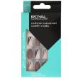 Royal Cosmetics 24 Glue-On Nails - Creme Caramel Coffin Nails