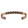 Wholesale Magnetic Copper Bangle - Braided Design (One Size) 