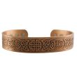 Wholesale Magnetic Copper Bangle - Celtic Design (One Size) 