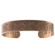 Wholesale Magnetic Copper Bangle - Celtic Eagle Design (One Size) 