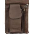 Wholesale Ladies Leather Purse With Leather String-Brown