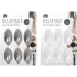 Self-Adhesive Plastic Wall Hooks – Pack of 6