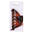 Shiny Plastic Swept Toothed Clamp - Tort