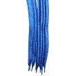 Shiny Lurex Shoelaces - Royal Blue