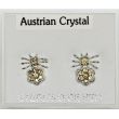 Silver Spider Austrian Studs - Asst Colours 6mm