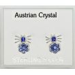 Silver Spider Austrian Studs - Asst Colours 6mm