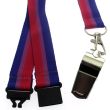 Wholesale Silver Whistle With Lanyard - Bisexual Colours