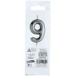 Silver Birthday Candle