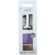 Silver Birthday Candle