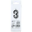 Silver Birthday Candle
