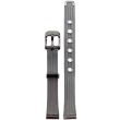 Silver Mesh Metal Watch Straps with Pin Buckle - 12mm