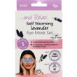 Skin Treats Self Warming Lavender Eye Mask Set