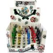 Skull Design Glass Pipe - Assorted