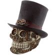 Steampunk Skull with Top Hat Design Ornament