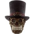 Steampunk Skull with Top Hat Design Ornament