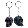 Dark Metallic Skull Keyrings 