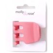 Small Matt Dusky Pink Claw Hair Clamp - 3.5cm