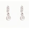 Sterling Silver Smiley Happy Face Earrings 12mm 