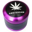 4-Part Purple & Black Amsterdam  Metal Handmuller 