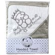 Snuggle Baby Hooded Towel - Royalty Has Arrived Design