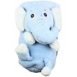 Snuggle Baby Roll Wrap With Fused Elephant Toy