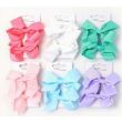 Soft Jersey Elastics With Grosgrain Ribbon Bow