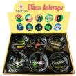 Sparkys Glass Ashtray Leaf Design - Assorted (10 x10x 3.8 cm)