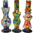 Sparkys Printed Acrylic Waterpipe - Assorted (10 Inch)