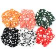 Speckled Print Fabric Scrunchie - Assorted Colours (12cm)