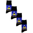 Rasta Design Socks - St. Lucia Flag